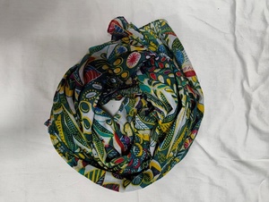 Écharpe en coton imprimée à motifs floraux, fabricant de foulards, 100x180 cm, paréo - Product Image 2