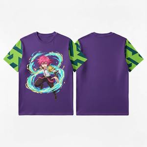 Camiseta Retro de los 80 con Estampado Gráfico para Hombre, Manga Corta, Cuello Redondo, Mezcla de Algodón, Verano, Informal, Uso Diario - Product Image 1