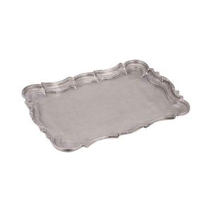 Plateaux de service rectangulaires en métal avec poignées, finition polie, couleur unie, pour servir des aliments et des boissons, décoration intérieure - Product Image 3