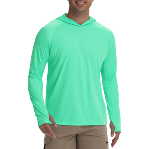 เสื้อฮู้ดป้องกันรังสียูวีสำหรับผู้ชาย – น้ำหนักเบา ป้องกันแสงแดดสำหรับการออกกำลังกาย - Product Image 5