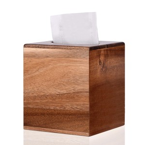 กล่องใส่กระดาษทิชชูไม้สัก  รับผลิตตามแบบ OEM ขายส่ง |   อัคดุส ซาลีม อินเดีย - Product Image 2