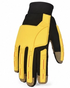 MUBASHAR PRO GRIP INTERNATIONAL Practical <b>Workwear</b> Impact Resistant <b>Gloves</b> Modern Ergonomic Design Nitrile Palm Coating - Product Image 3