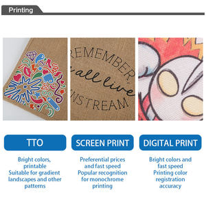 Sac en jute de haute qualité avec logo personnalisé, sac fourre-tout promotionnel imprimé pour la publicité d'entreprise - Product Image 6