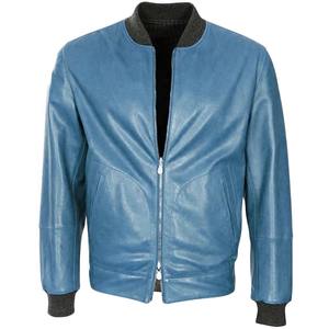 Chaqueta de Cuero Personalizada, Estilo Racer, de Lona y Piel de Vaca, de Alta Calidad, Impermeable, para Invierno - Product Image 1