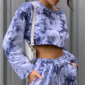 Conjunto Deportivo de 2 Piezas para Hombre, Sudadera con Capucha y Pantalones Jogger Ajustados, Diseño Tie Dye, Estampado Sólido, para Invierno, Tallas Grandes - Product Image 2