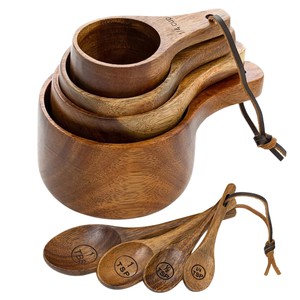 Ustensiles de cuisine en bois d'acacia (bois dur durable), bambou et bois, fabrication sur mesure, vente en gros OEM |   Aqdus Saleem Inde - Product Image 3