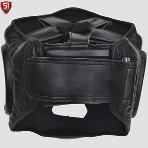 FIGHT GEAR Cowhide Leather Quick Dry Head Guard Face Protector for <b>Boxing</b> Fighting <b>Dummy</b> for Martial Arts Training - Product Image 2