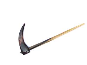 Poignée de bâton de marche en corne solide pour les utilisateurs de bâton extérieur de soutien de randonnée Tradebyd - Product Image 1