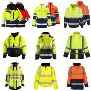 Veste de travail haute visibilité pour homme Econex Sports, certifiée CE/EU, avec bandes réfléchissantes et fermeture éclair sur le devant (polyester) - Product Image 6