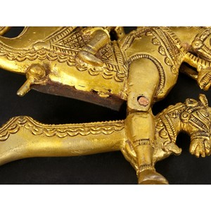 เครื่องกะเทาะถั่วรูปม้า8นิ้วทำมือสำหรับผู้ชายอุปกรณ์สำหรับห้องครัวและรับประทานอาหารแบบพิเศษผลิตในอินเดีย - Product Image 3