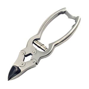 Cortauñas de Doble Acción con Cuchilla Curva de Acero Inoxidable de Alta Resistencia para el Tratamiento de Uñas Encarnadas con Bloqueo Trasero - Product Image 1