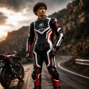 Traje de Motociclismo de Invierno con Impresión Personalizada, Armadura CE Protectora, Ropa de Motocross, % Poliéster, REXFIT Sports - Product Image 1