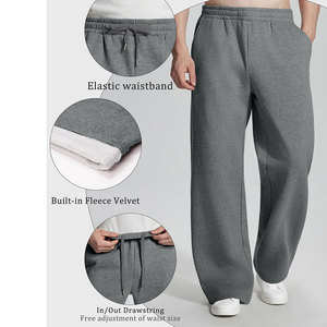 Pantalon de jogging en toile pour homme à taille mi-haute avec cordon de serrage – Polyvalent, style designer, idéal pour le jogging, la course, la gym, l'entraînement et le fitness - Product Image 6