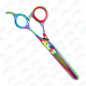 Fábrica baja MOQ ceja profesional peluquería estilismo tijeras de adelgazamiento cizalla instrumentos de belleza - Product Image 3