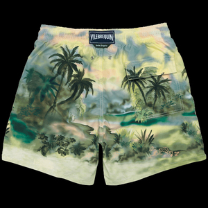 2025 Customized Logo 18 Colors Solid <b>Men's</b> Board Shorts Eco-Friendly Breathable Knee Length Quick Dry Outdoor Beach Swim <b>Trunks</b> - Product Image 3
