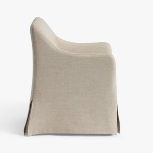 Silla de Comedor Moderna con Tapicería de Lino, Diseño Contemporáneo para Muebles del Hogar - Product Image 3