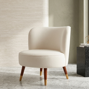 Sofá Individual Orion de Madera Moderna - Diseño Tapizado para Apartamento, Hotel, Villa y Uso en Entrada, Cómodo - Product Image 6