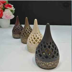 Luxury Pink Resin Metal Incense Burner Gold Hollow Base Dome Lid Bakhoor Oud Censer Holder Home <b>Decor</b> - Product Image 5
