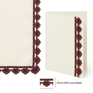 Encaje Guipur GPO de 10mm al por mayor, rollo de 20 metros para cuellos, bordes de sari, costura, manualidades, decoración, personalizable, a granel - Product Image 3