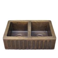 Fregadero de Cocina de Latón Auténtico Hecho a Mano, Tazón Profundo Premium, Acabado Elegante y Duradero para Compradores Mayoristas Globales de Alibaba