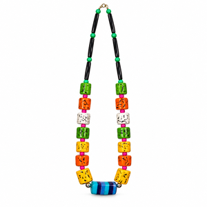 Ensemble collier et bracelet en maille tressée dorée, bijoux fantaisie bicolores or et argent pour femmes, fournisseur en gros, commandes en gros - Product Image 4