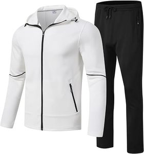 Easy Wash Quick Dry Fashionable Sports Suit Men Activewear Set Hooded Pullover Sweatshirt Matching - Product Image 1