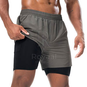 Shorts 2 en 1 légers, design unique, tissu de qualité supérieure, sur mesure, en vente en ligne - Product Image 2