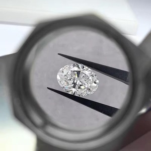 Vente en gros de diamants ovales de 1 carat, qualité VS2, certifiés IGI, cultivés en laboratoire CVD, coupe excellente, pour bijoux fins, fournisseur d'anneaux de fiançailles - Product Image 3