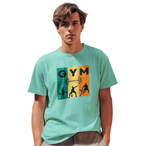 Camiseta informal de algodón con cuello redondo para hombre, alta calidad, 100%, prelavado, estampado en el pecho, manga corta, diseños personalizados, bajo MOQ de fábrica - Product Image 4