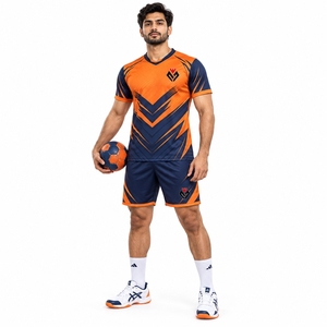 Equipaciones de Balonmano, Camiseta Profesional para Equipo, Pantalones Cortos a Juego, Ropa Deportiva Cómoda y Transpirable, Ideal para Entrenamiento de Balonmano - Product Image 4