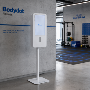 เครื่องวิเคราะห์ร่างกายด้วยปัญญาประดิษฐ์ Bodydot BDF1000 และเครื่องตรวจจับข้อบกพร่องทางกลของร่างกายแบบเต็มรูปแบบ โครงสร้างอะลูมิเนียมอัลลอยด์ หน้าจอ LCD - Product Image 1