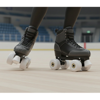 Roues de patins à roulettes 70 mm 83A en PU durables pour le patinage récréatif en extérieur, vitesse stable, performance longue durée