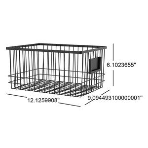 Cesta de Almacenamiento de Metal Resistente con Asas, Organizador de Alambre Resistente a la Oxidación para Uso Doméstico - Product Image 3