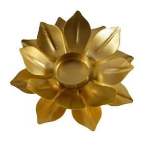 Fresh Arrivals Zikra Handicrafts Iron <b>Tea</b> <b>Light</b> <b>Holder</b> Painted Finish Portable Durable Handmade Home Decor for Festive Weddings - Product Image 1