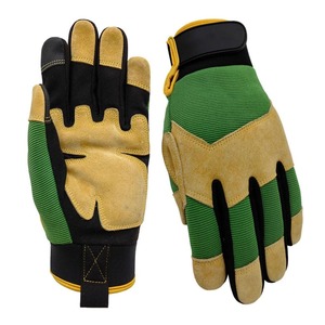 Nouveaux gants de conduite pour adultes, de qualité supérieure, respirants, en cuir, coupe-vent, antidérapants, compatibles avec les écrans tactiles, fermeture à boucle auto-agrippante - Product Image 1