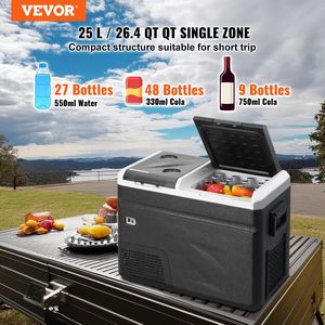 Réfrigérateur de voiture portable à zone unique de 38 QT, congélateur 12 volts -4 avec fonction de fabrication de glace, congélateur portable à zone unique -4 - Product Image 2