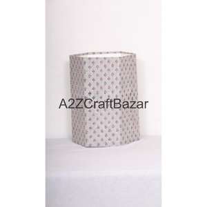 Nouvelle poubelle élégante pliable en forme d'hexagone en carton de coton, design tendance, ouverture supérieure, taille personnalisée pour bureau et hôpital - Product Image 2