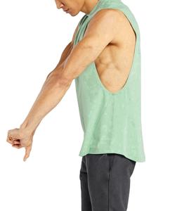 Nueva Camiseta sin Mangas Personalizada para Hombre, Material de Algodón, Secado Rápido, Transpirable, Moderna, para Gimnasio, Entrenamiento Muscular - Product Image 2