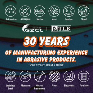 Disques abrasifs à crochets et boucles de 5 pouces à 8 trous, tampons de ponçage 800 1000 1200 1500 2000 #   Graine de ponçage pour ponceuse orbitale aléatoire - Product Image 4