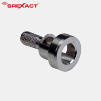 Carcasa de Conector RF de Latón y Acero Inoxidable Mecanizada por CNC Personalizada, Torneado de Precisión para Mecanizado con Tolerancias Ajustadas (0.01-0.05mm)