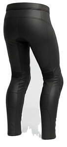 Pantalones de Motociclismo de Cuero con Protección Blindada CE, Protección para Rodillas, Estilo Profesional, Alta Visibilidad, Logotipo con Detección de Agujas, para Hombre - Product Image 3