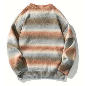 เสื้อสเวตเตอร์คอกลมแฟชั่นสตรีทปักลายสำหรับผู้ชาย รุ่นปี 2026 ไซส์พลัส ผลิตจากผ้าถักทอในประเทศปากีสถาน - Product Image 2