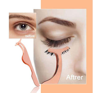 Applicateurs de cils faciles à utiliser, pinces parfaites pour les faux cils, outil de maquillage pratique pour les voyages - Product Image 4