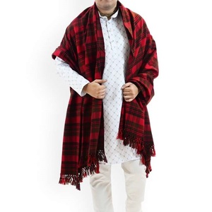 Chales de Cachemira de Doble Cara Color Granate de Alta Calidad para Invierno, Chales de Cachemira Cálidos de Gran Tamaño para Bodas - Product Image 6