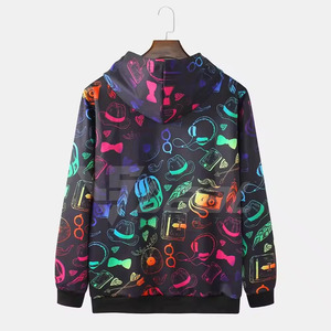 Sweat-shirts à capuche de haute qualité pour hommes, vente en gros, sweats-shirts légers en coton mélangé personnalisés pour hommes - Product Image 2