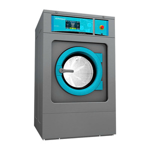 เครื่องซักผ้าอุตสาหกรรมแบบหมุนความเร็วสูง พร้อมระบบสกัดน้ำ 450 กรัม และหน้าจอสัมผัส - ความจุ 11-19 กก. โครงสร้างสแตนเลส - Product Image 1