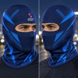 Cagoule d'hiver personnalisée respirante et légère en tissu extensible, ajustement confortable, couvre-tête complet pour sports de plein air - Product Image 5