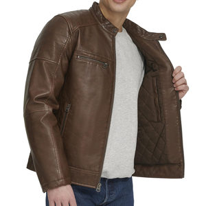 Fully Fashionable Custom Design Made Men Genuine <b>Leather</b> <b>Jackets</b> Best Price <b>Long</b> Sleeve <b>Leather</b> <b>Jackets</b> Winter Fashion <b>Jackets</b> - Product Image 5