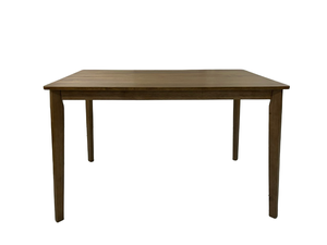 Table et chaises de restaurant Rustic Elegance avec banc, ensemble 6 pièces, table carrée moderne en bois massif - Product Image 4