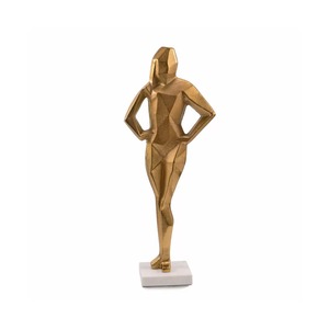 Sculpture 9x6x4 Inches Handmade Figurine <b>Decor</b> for Living Room Tabletop Figure Contemporary Design - Product Image 3